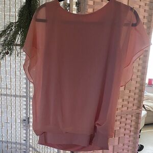 Chic Pink Women's Blouse